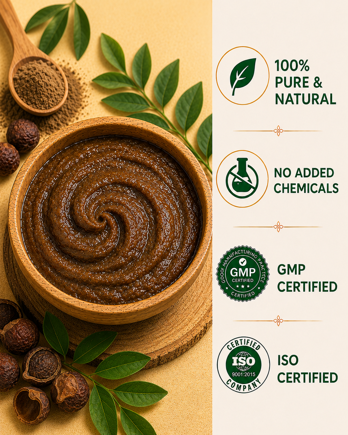 Reetha Powder — Soapnut Natural Hair Cleanser