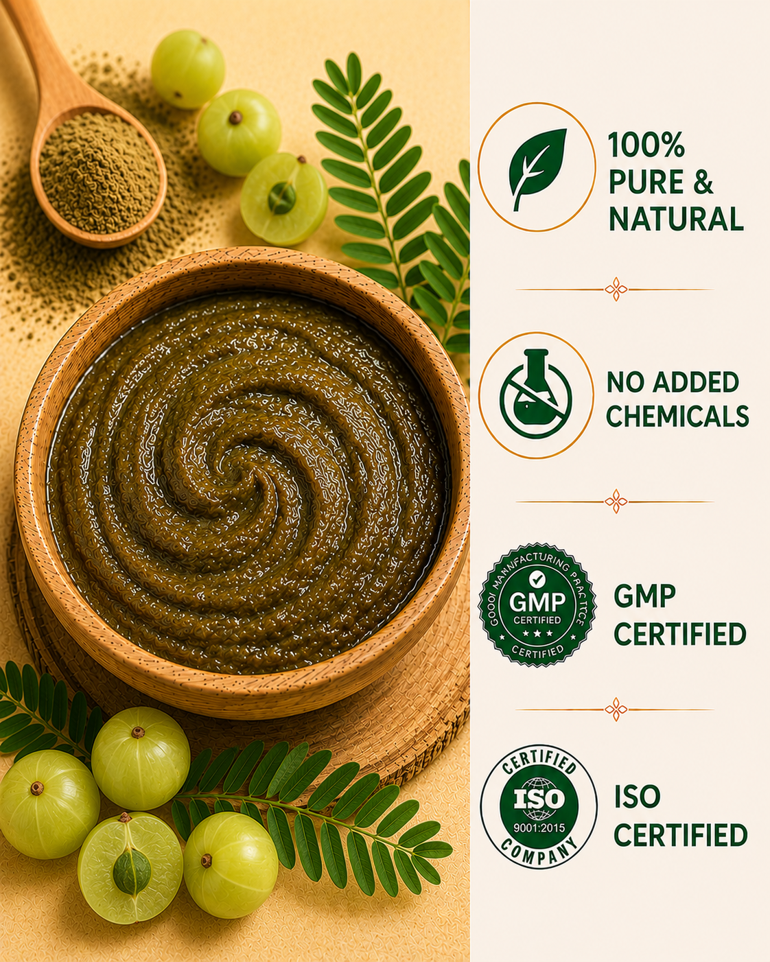 Amla Powder — For Hair Growth & Natural Shine