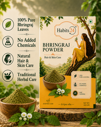 Bhringraj Powder — King of Herbs for Hair Growth