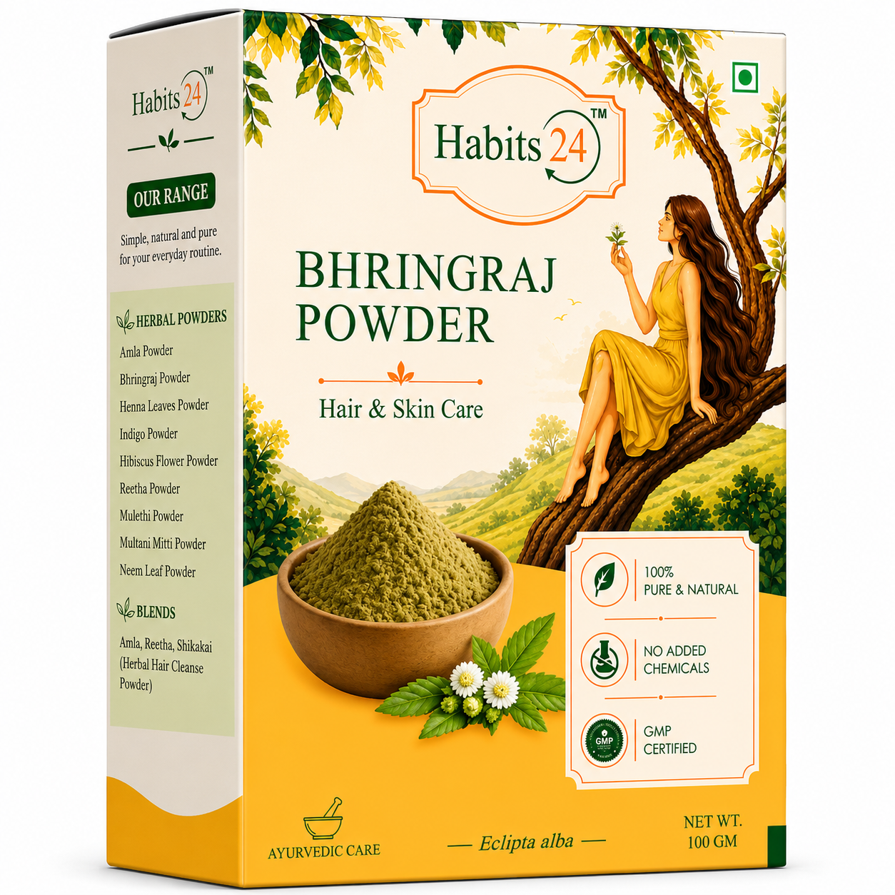 Bhringraj Powder — King of Herbs for Hair Growth