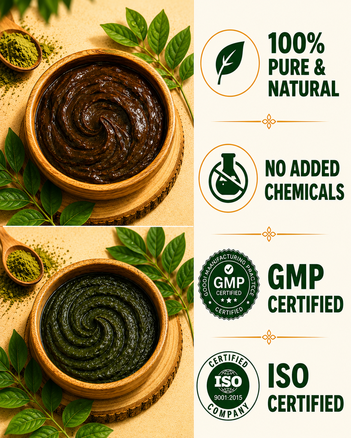 Henna & Indigo Powder Combo — For Natural Hair Colour