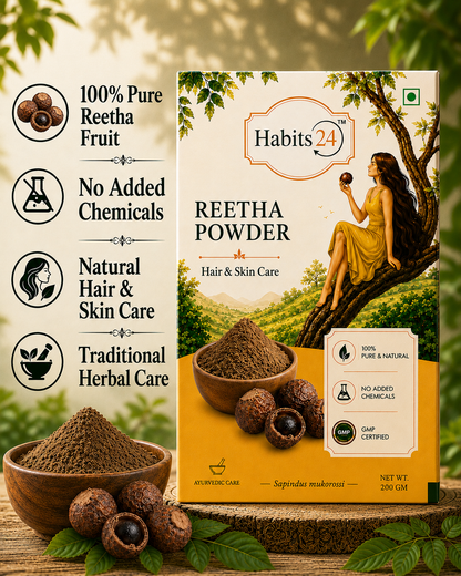 Reetha Powder — Soapnut Natural Hair Cleanser