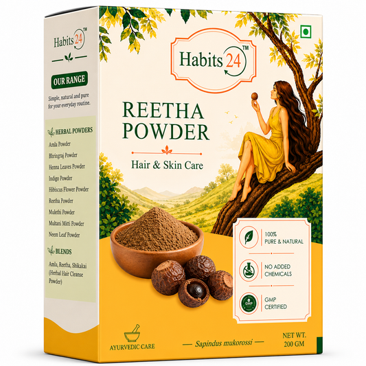 Reetha Powder — Soapnut Natural Hair Cleanser