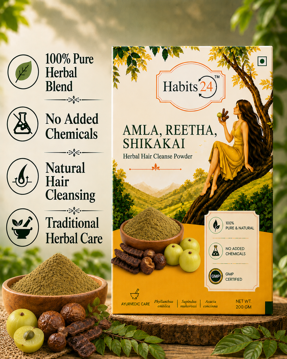 Herbal Hair Cleanse Powder