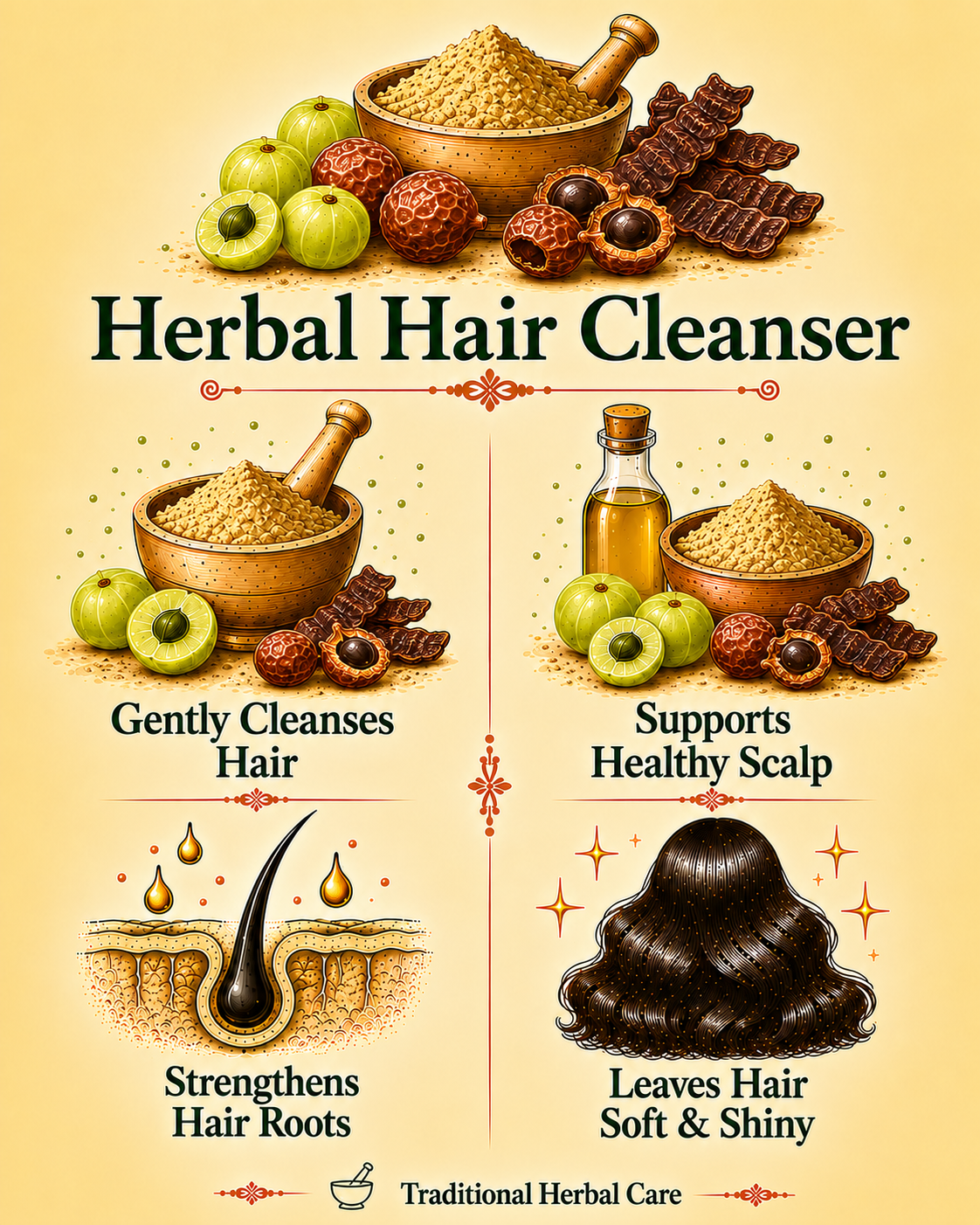 Herbal Hair Cleanse Powder