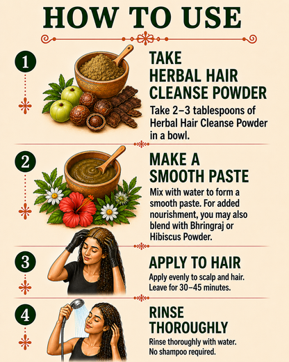 Herbal Hair Cleanse Powder