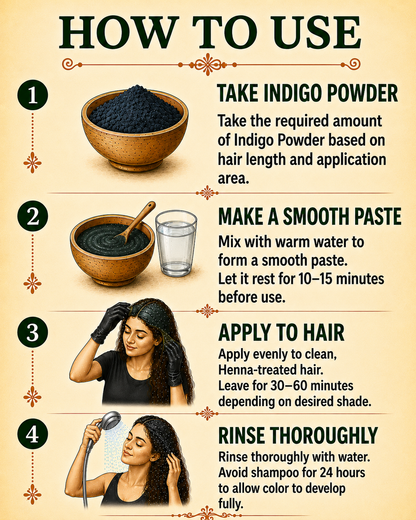 Indigo Powder — Natural Hair Dye